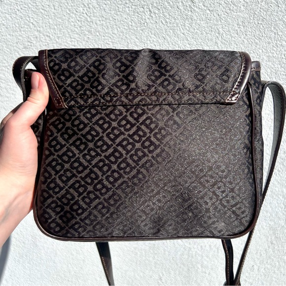 Bally Monogram Canvas Crossbody Bag - Picture 5 of 7